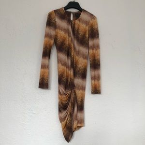 RONNY KOBO Snake skin dress